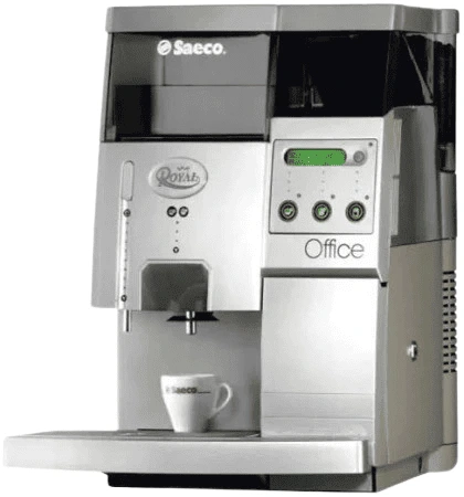 Foto de uma máquina de café Saeco Office.