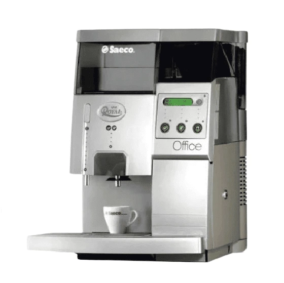 Foto de uma máquina de café Saeco Office.