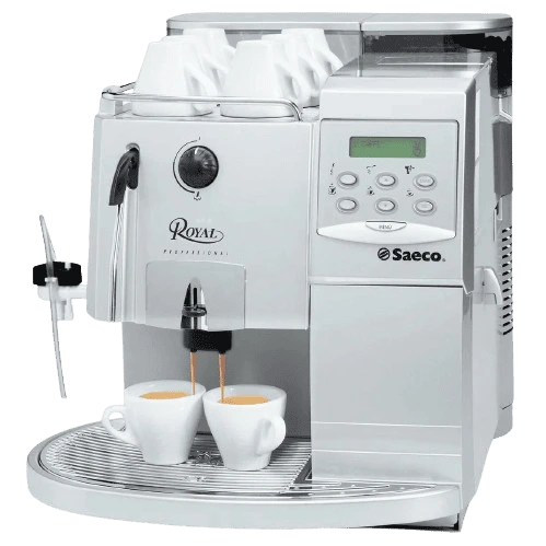 Foto de uma máquina de café Saeco Royal