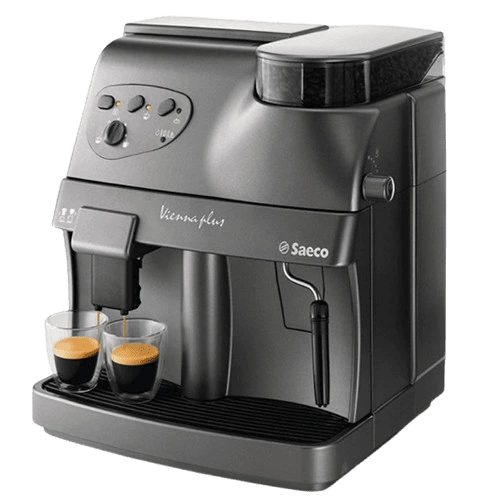 Foto de uma máquina de café Saeco Vienna Plus.